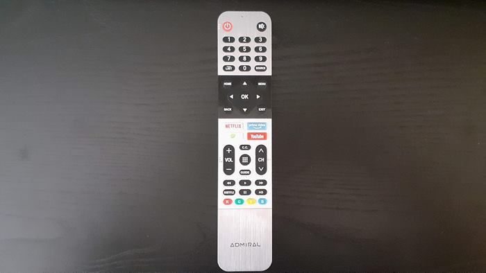 Control remoto tv admiral
